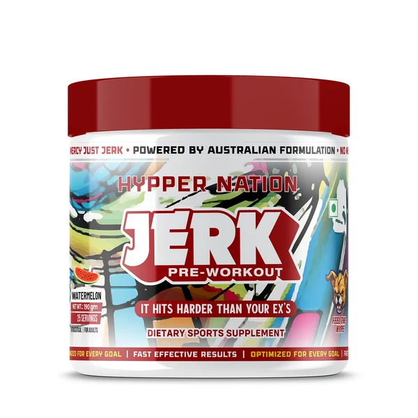 Hyppernation JERK PRE-WORKOUT 190 GRAM (25 SERVINGS)